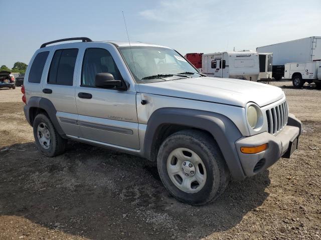 1J4GL48K63W583978 - 2003 JEEP LIBERTY SPORT SILVER photo 4