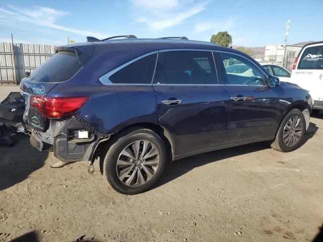 5FRYD4H40GB039123 - 2016 ACURA MDX TECHNOLOGY BLUE photo 3