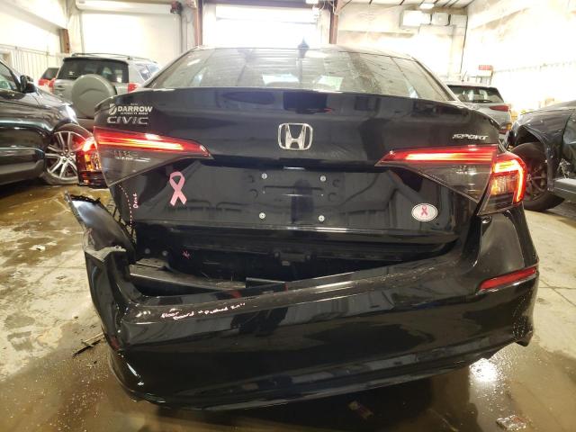 2HGFE2F58NH550156 - 2022 HONDA CIVIC SPORT 黑色 照片 6