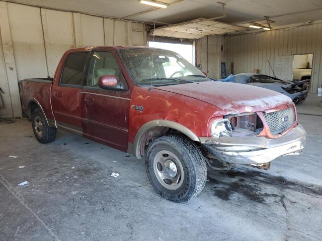 1FTRW07L53KD04696 - 2003 FORD F150 SUPERCREW BURGUNDY photo 4