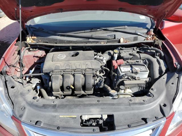 3N1AB7AP7EY249611 - 2014 NISSAN SENTRA S BURGUNDY photo 11