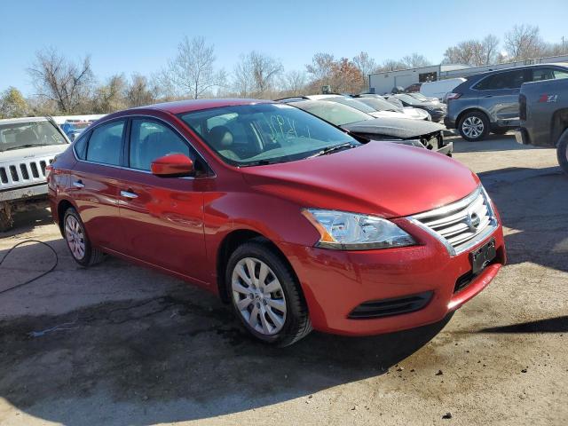 3N1AB7AP7EY249611 - 2014 NISSAN SENTRA S BURGUNDY photo 4