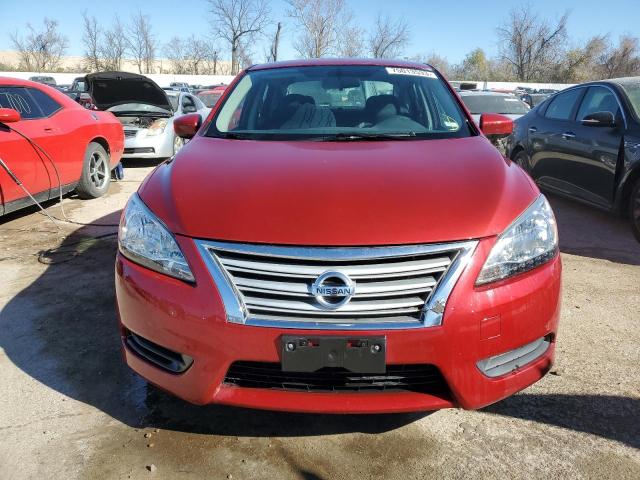 3N1AB7AP7EY249611 - 2014 NISSAN SENTRA S BURGUNDY photo 5