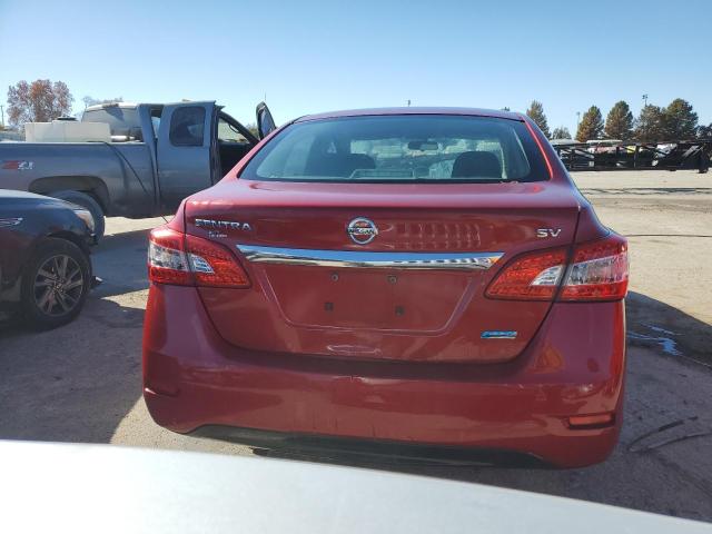 3N1AB7AP7EY249611 - 2014 NISSAN SENTRA S BURGUNDY photo 6