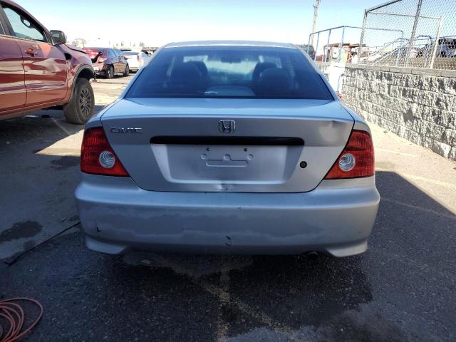 1HGEM21194L073340 - 2004 HONDA CIVIC DX VP SILVER photo 6