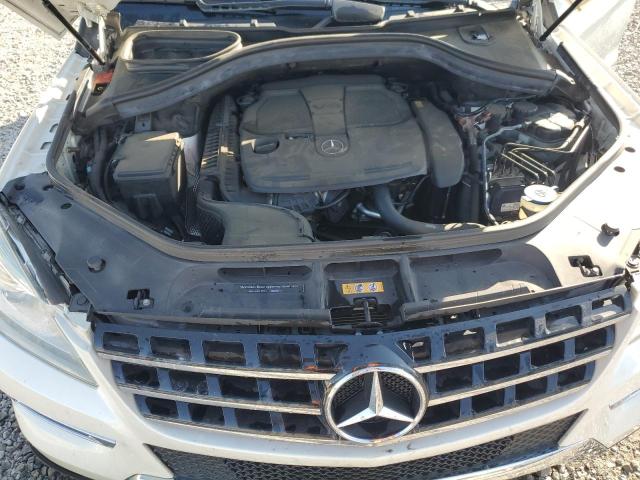 4JGDA5JB1EA350570 - 2014 MERCEDES-BENZ ML 350 WHITE photo 12