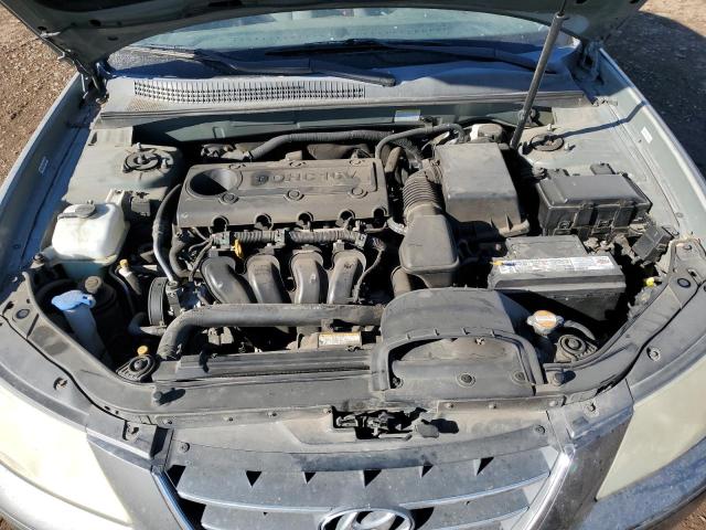 5NPET46C19H534856 - 2009 HYUNDAI SONATA GLS GRAY photo 11