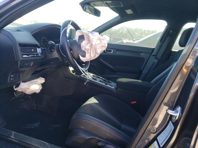 2HGFE2F51NH602890 - 2022 HONDA CIVIC SPORT CHARCOAL photo 7