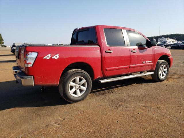 1N6BA0EC8CN323130 - 2012 NISSAN TITAN S RED photo 3