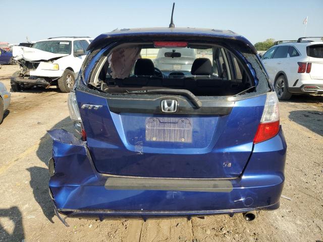 JHMGE8H46AC006714 - 2010 HONDA FIT SPORT BLUE photo 6