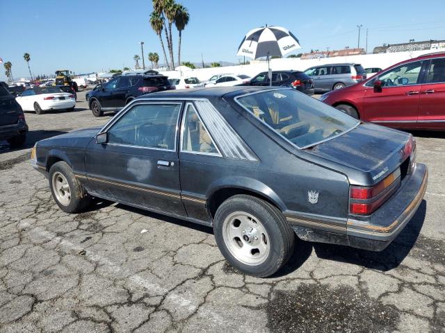 1FABP283XEF224241 - 1984 FORD MUSTANG L CHARCOAL photo 2