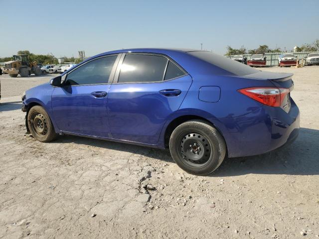 5YFBURHE4EP052441 - 2014 TOYOTA COROLLA L BLUE photo 2