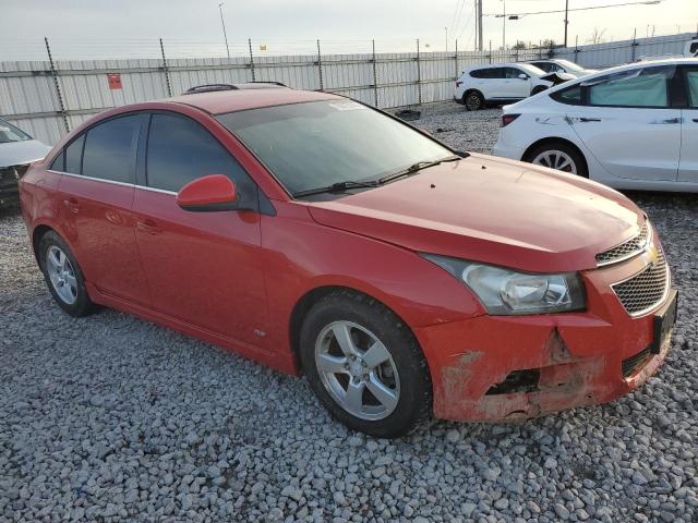 1G1PF5SCXC7264168 - 2012 CHEVROLET CRUZE LT RED photo 4