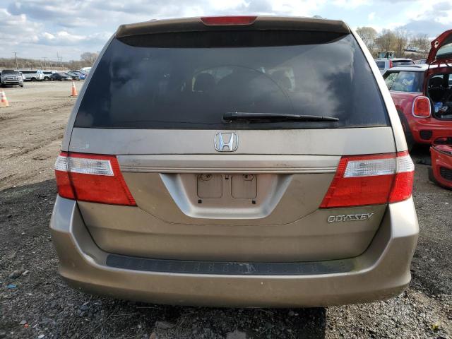 5FNRL38415B062071 - 2005 HONDA ODYSSEY EX GOLD photo 6