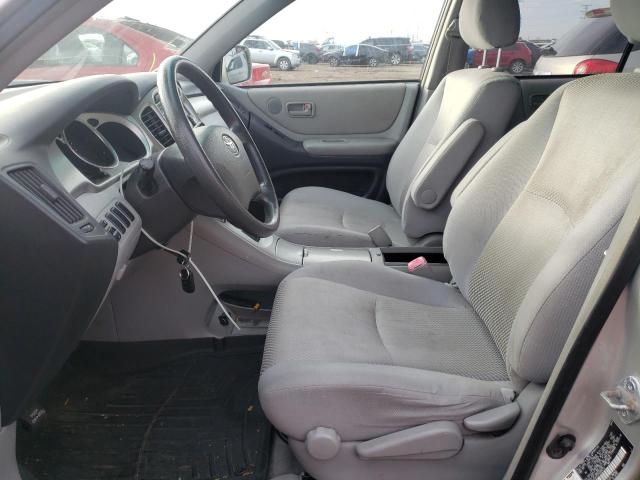 JTEGD21A740096751 - 2004 TOYOTA HIGHLANDER SILVER photo 7