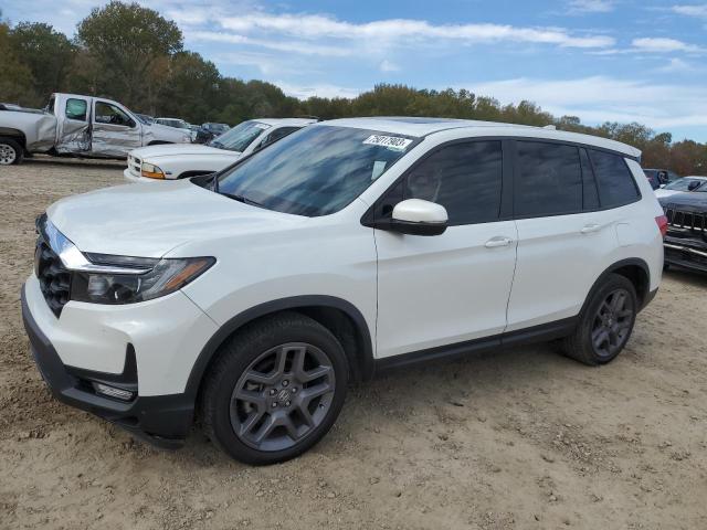 5FNYF7H58NB004736 - 2022 HONDA PASSPORT EXL WHITE photo 1