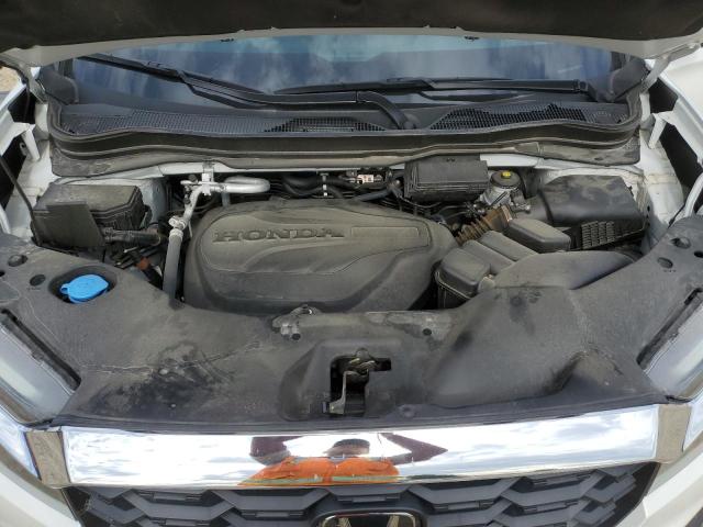 5FNYF7H58NB004736 - 2022 HONDA PASSPORT EXL WHITE photo 11