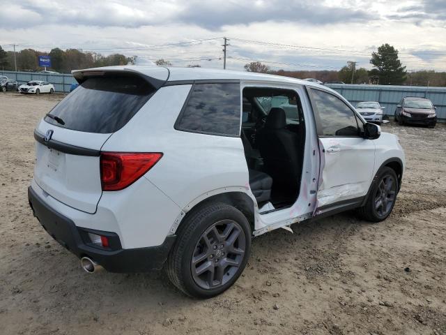 5FNYF7H58NB004736 - 2022 HONDA PASSPORT EXL WHITE photo 3