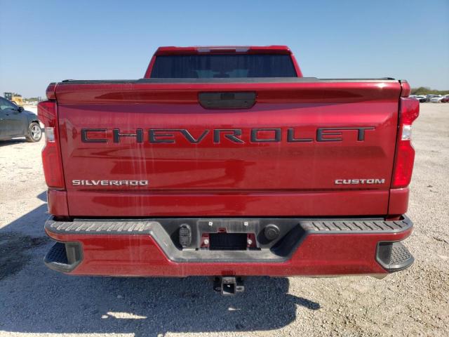 1GCRWBEH7LZ317421 - 2020 CHEVROLET SILVERADO C1500 CUSTOM RED photo 6