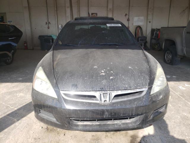 1HGCM65557A067188 - 2007 HONDA ACCORD EX BLACK photo 5