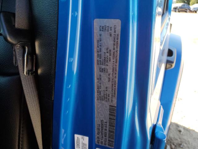 1C4JJXP67NW230126 - 2022 JEEP WRANGLER U SAHARA 4XE BLUE photo 12