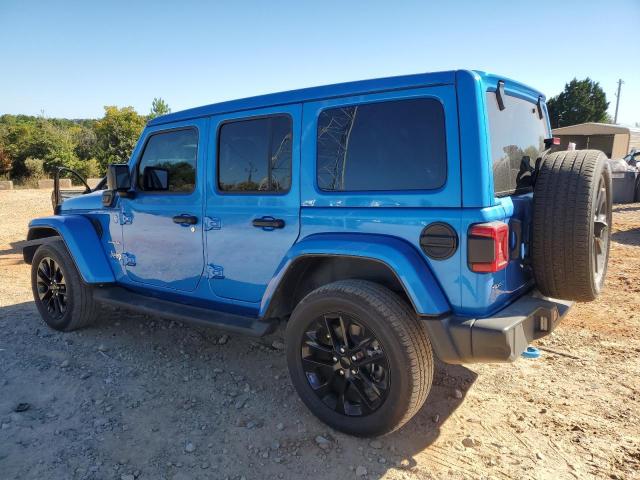1C4JJXP67NW230126 - 2022 JEEP WRANGLER U SAHARA 4XE BLUE photo 2