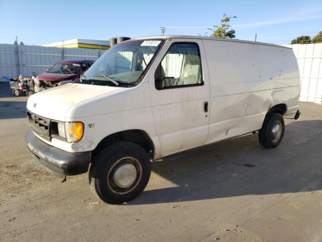 1FTNE24L72HA57338 - 2002 FORD ECONOLINE E250 VAN WHITE photo 1