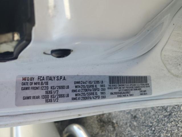 ZFBERFAB0J6L69957 - 2018 RAM PROMASTER WHITE photo 14