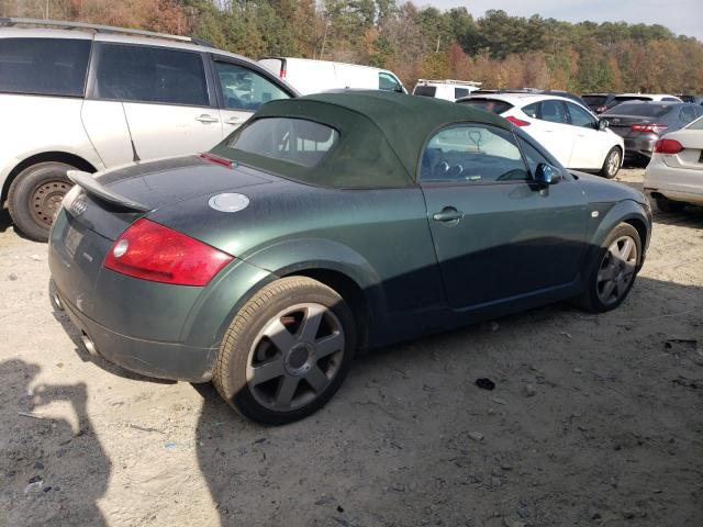 TRUUT28N721002089 - 2002 AUDI TT QUATTRO GREEN photo 3