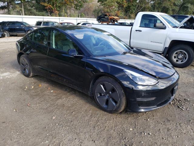 5YJ3E1EBXMF987986 - 2021 TESLA MODEL 3 BLACK photo 4