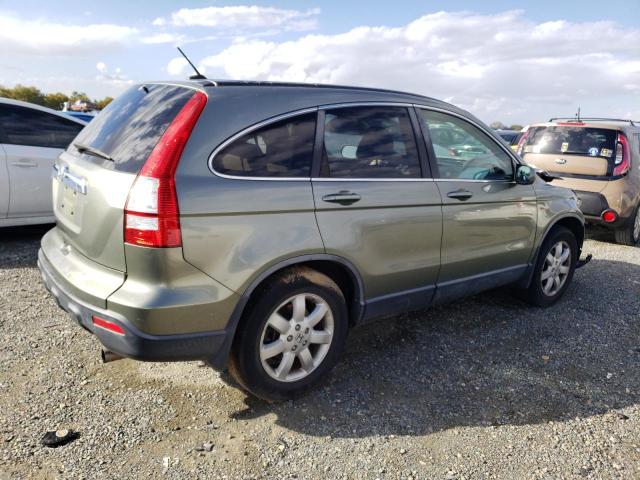 JHLRE48778C069461 - 2008 HONDA CR-V EXL GREEN photo 3