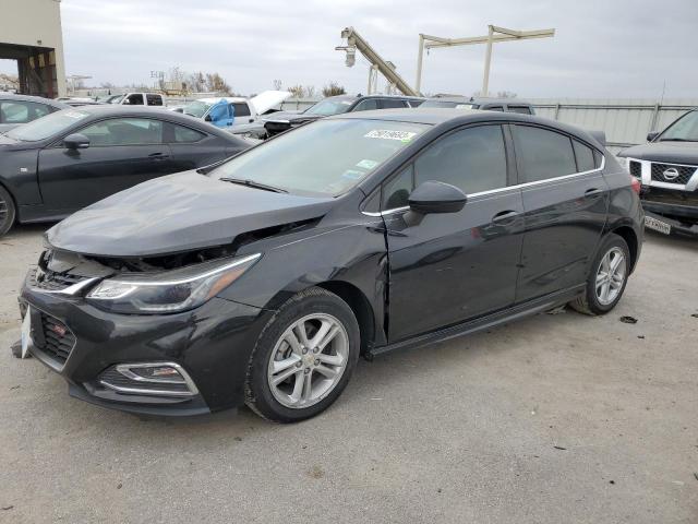 3G1BE6SM1HS543660 - 2017 CHEVROLET CRUZE LT BLACK photo 1