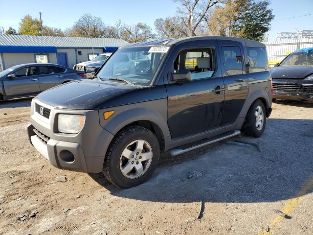 5J6YH28573L053539 - 2003 HONDA ELEMENT EX BLACK photo 1