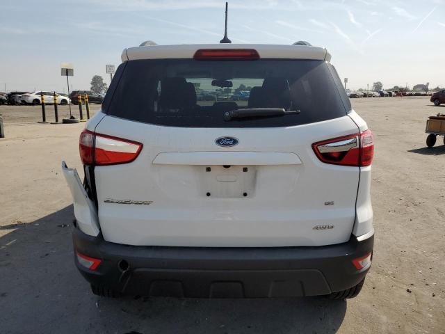 MAJ6P1UL5JC163751 - 2018 FORD ECOSPORT SE WHITE photo 6