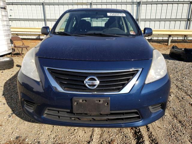 3N1CN7AP8EL838762 - 2014 NISSAN VERSA S BLUE photo 5