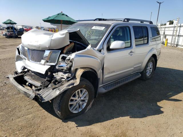 5N1AR18U85C738752 - 2005 NISSAN PATHFINDER LE SILVER photo 1