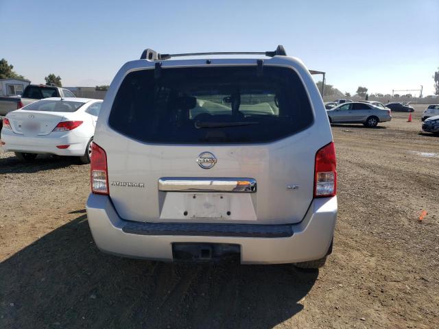 5N1AR18U85C738752 - 2005 NISSAN PATHFINDER LE SILVER photo 6