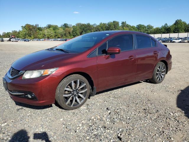 19XFB2F94FE057615 - 2015 HONDA CIVIC EXL ბურგუნდია ფოტო 1