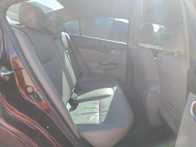 19XFB2F94FE057615 - 2015 HONDA CIVIC EXL ბურგუნდია ფოტო 10