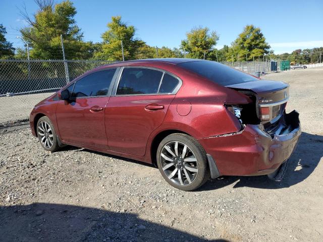 19XFB2F94FE057615 - 2015 HONDA CIVIC EXL ბურგუნდია ფოტო 2