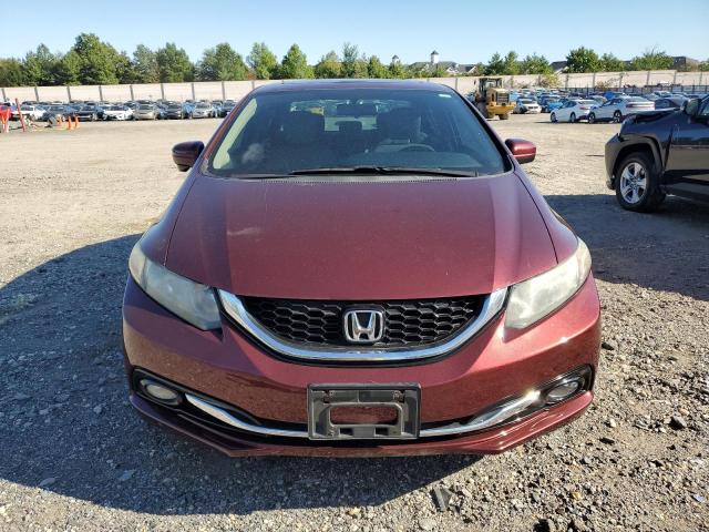 19XFB2F94FE057615 - 2015 HONDA CIVIC EXL ბურგუნდია ფოტო 5