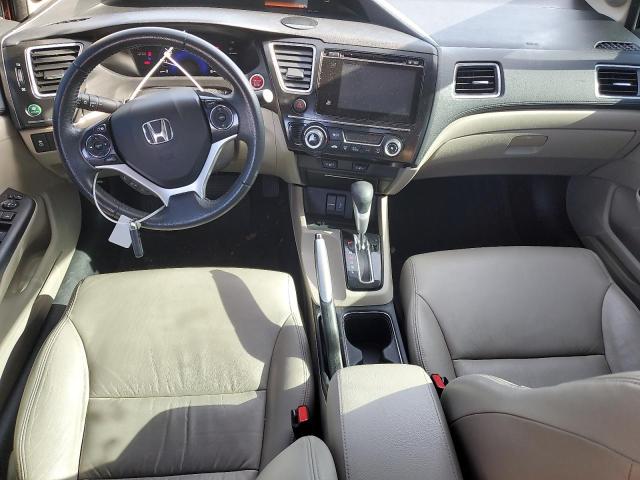 19XFB2F94FE057615 - 2015 HONDA CIVIC EXL ბურგუნდია ფოტო 8