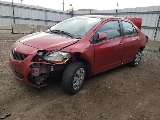 JTDBT4K35A4069131 - 2010 TOYOTA YARIS RED photo 1