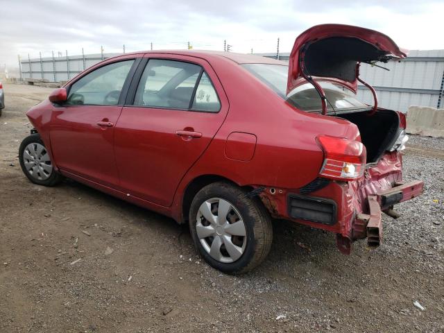 JTDBT4K35A4069131 - 2010 TOYOTA YARIS RED photo 2