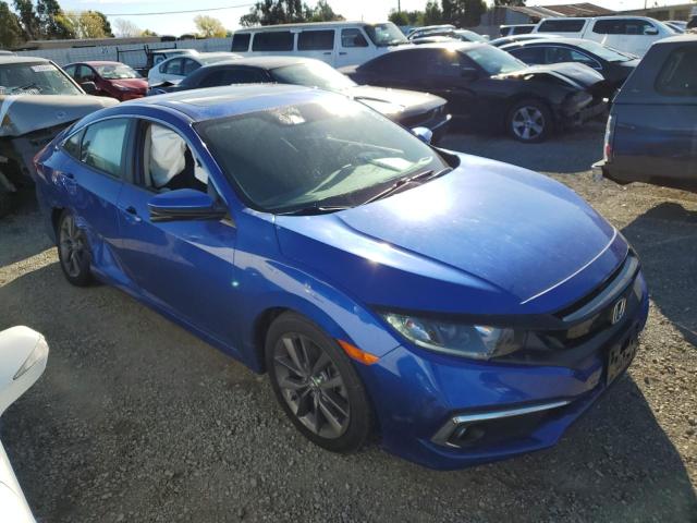 19XFC1F38ME003220 - 2021 HONDA CIVIC EX BLUE photo 4