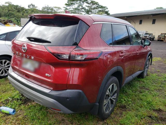 5N1AT3BA1MC845412 - 2021 NISSAN ROGUE SV RED photo 3