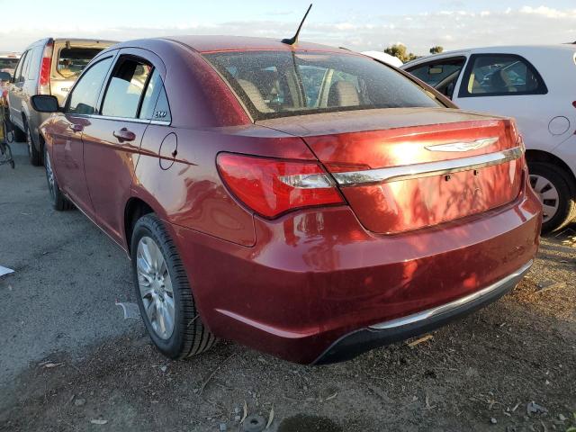 1C3CCBAB0EN127443 - 2014 CHRYSLER 200 LX BURGUNDY photo 2