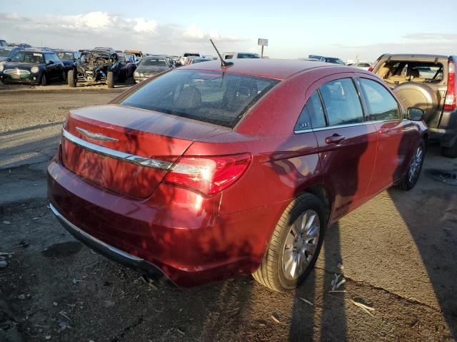 1C3CCBAB0EN127443 - 2014 CHRYSLER 200 LX BURGUNDY photo 3