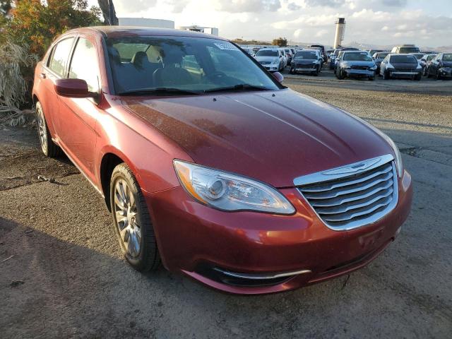 1C3CCBAB0EN127443 - 2014 CHRYSLER 200 LX BURGUNDY photo 4