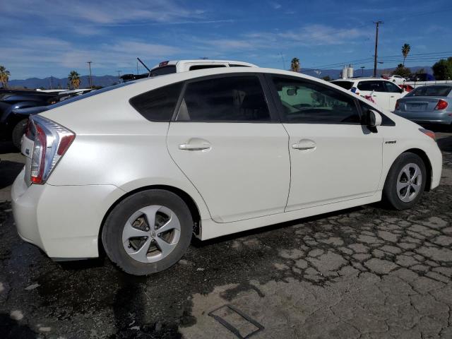 JTDKN3DU6F1899247 - 2015 TOYOTA PRIUS WHITE photo 3